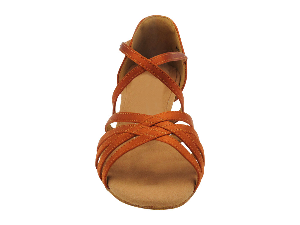 C1670C Copper Tan Satin with 1.5" Medium Heel (NTD) in the photo