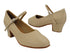 C1682 Beige Leather Vegan with 1.6" Heel (NJ) in the photo