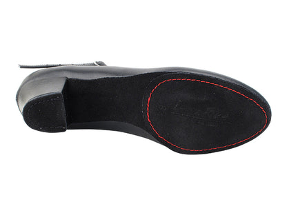 C1682DB Black Leather with 1.6" medium heel (NJ) in the photo