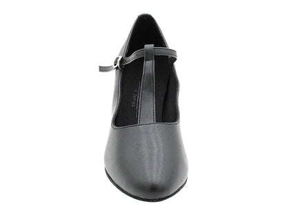 C1682T Black Leather with 2.2&quot; Thick Cuban Heel (318) in the photo