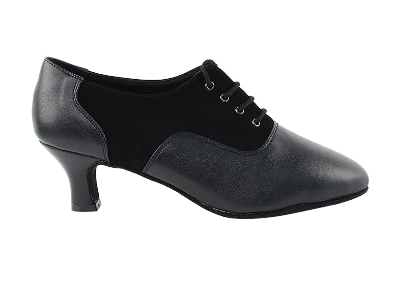C1688 Black Nubuck_ Black  with 2&quot; Slim Heel in the photo