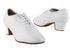 C2001 White Leather  with 1.6" Medium Heel in the photo