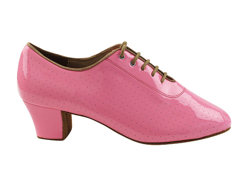 C2001 225 Pink Fluorescent Patent with 1.6&quot; Heel (NJ) in the photo