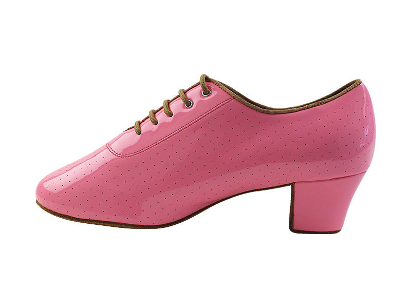 C2001 225 Pink Fluorescent Patent with 1.6&quot; Heel (NJ) in the photo