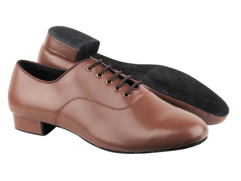 C2503 BB25 Dark Tan Leather with 1&quot; Standard heel in the photo