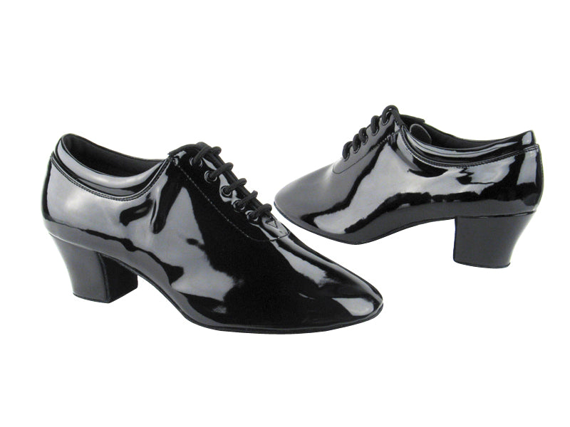 C2601 BA60 Black Patent with 1.6" medium heel in the photo
