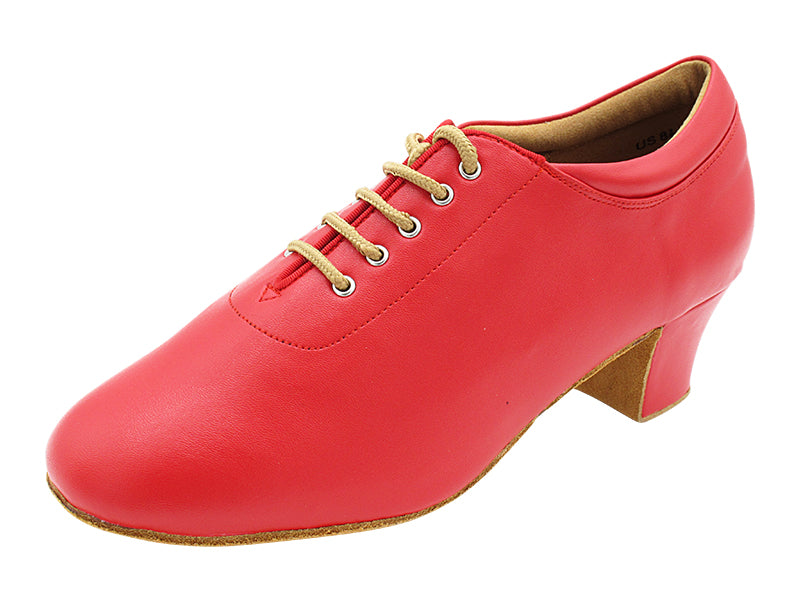 C2601 266 Red Leather with 1.6&quot; Medium Heel (NJ) in the photo