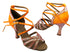 C5008Mirage Orange Sparkle & Fluorescent Orange Leather with 2.75" Heel in the photo
