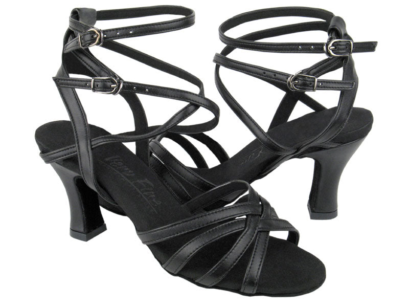 C5009 Black Leather with 2.5&quot; heel in the photo