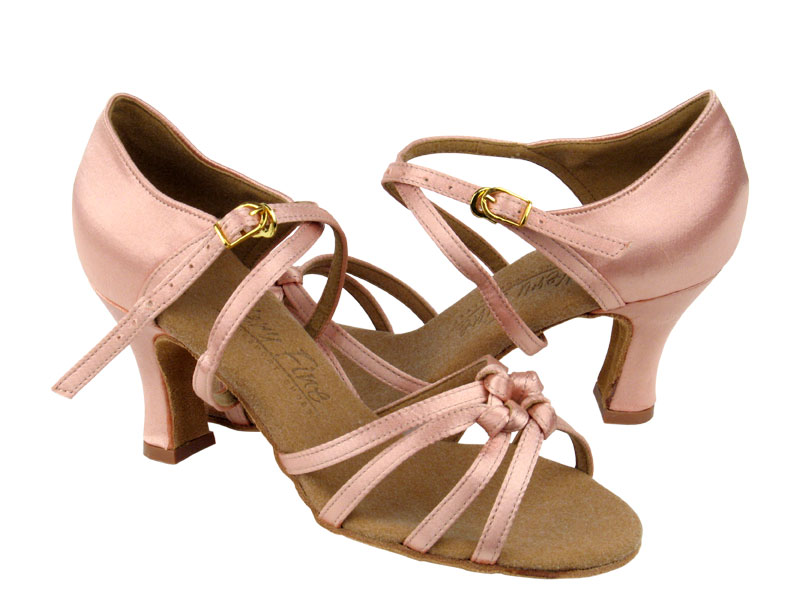 C5011 Flesh Satin with 2.5" heel in the photo