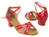 C5017 264 Red Patent_Flesh Mesh with NJ_1.6" Heel in the photo