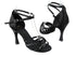 C6005 BF16 Black Sparkle_BD12 Black Satin with 3.5" heel in the photo