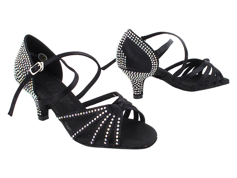 C6005XCC Black Satin with 2.5&quot; Slim Heel (5088) in the photo
