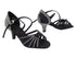 C6005XCC Black Satin with 2.5" Slim Heel (5088) in the photo