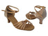 C6005CC 211 Tan Satin with 2" Slim Cuban Heel (MTXZ) in the photo