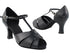 C6006 Black Leather with 2.5" Heel in the photo