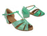 C6006CC 138 Dark Green Satin with 1.5" Heel in the photo