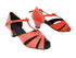 C6006CC Red Satin with 1.2" Cuban Heel (CI) in the photo