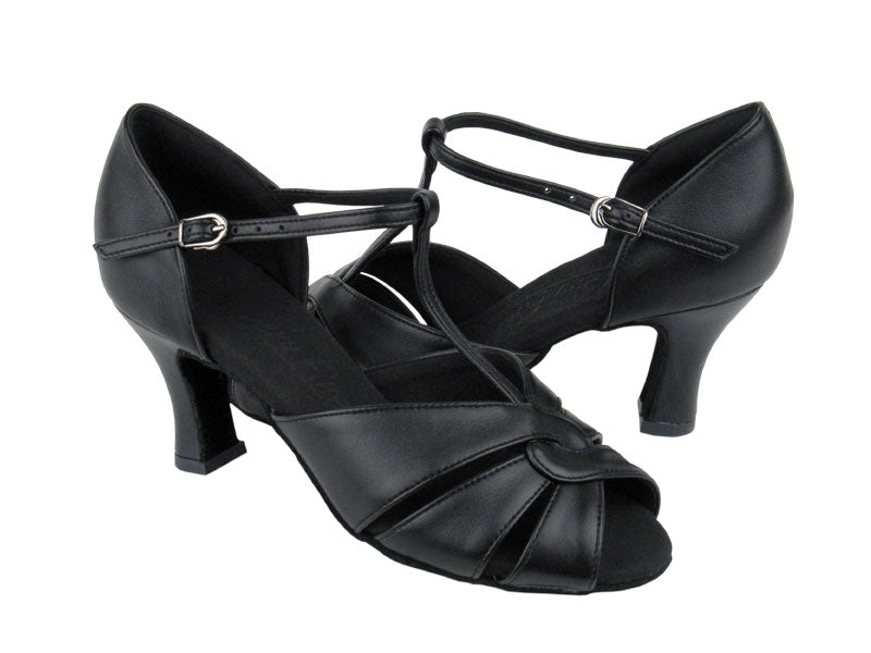 C6006 Black Leather with 2.5&quot; heel in the photo