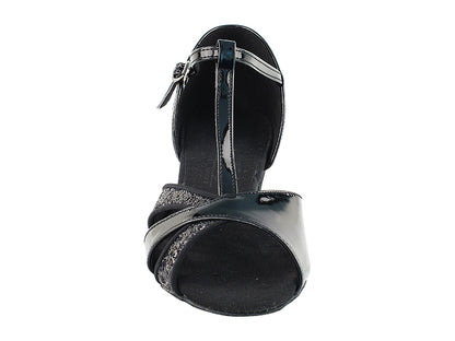 C6016 Noir Scintillant &amp;amp; Noir Verni &amp;amp; Talon Cubain