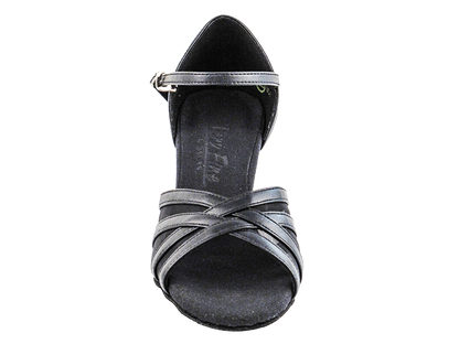 C6027 Black Leather with 2.5&quot; Heel in the photo