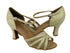 C6027 Beige Leather & Flesh Mesh with 2.5" heel in the photo