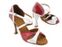 C6029CC 94 Burgundy Red Wine Satin_White Satin_2828LEDSS Back with 3.5" Heel (YTG) in the photo