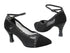 C6815 BA57 Black Nubuck_BH10 Black Glitter Trim_H_S_Black Mesh_Swing001 Strap with 2.75" heel in the photo