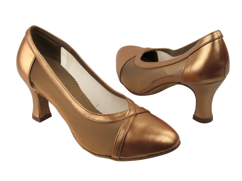 C6815 BA30 Copper Nude Leather with 2.5&quot; heel in the photo