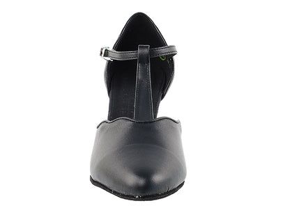 C6819 Black Leather with 2.5&quot; Heel in the photo