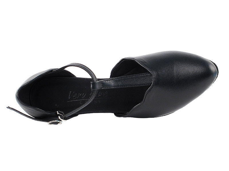 C6819 Black Vegan with 2.5" Heel in the photo