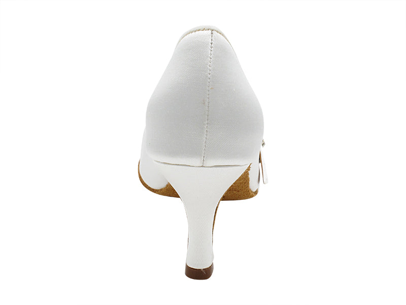 C6904 White Satin with 2.75" heel in the photo