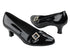 C6904 Black Patent with 2" Slim Cuban heel in the photo