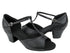 C801 Black Leather with 1.6" medium heel in the photo