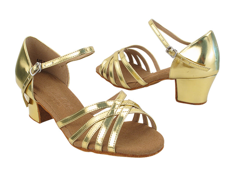 C802 Gold Leather with 1.6&quot; Heel (NJ) in the photo