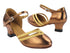 C8881 63 Dark Tan Gold PU_55 Gold Scale Trim  with 1.5" Medium Heel (3G09) in the photo