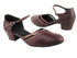 C8881 Dark Tan Leather_Copper Stardust Trim with 1.5" medium heel in the photo