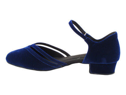 C8881 252 Blue Velvet with 1&quot; Heel (8881) in the photo