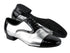 C916102 Black Patent & Silver Leather with 1" Standard heel in the photo