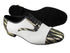 C916102 BD40 Zebra Black_F_B_White Leather_M with 1" Standard heel in the photo