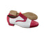 C916102 BB10 Red Leather & White Leather with 1" Heel in the photo