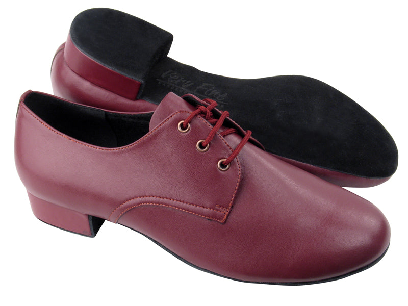 C916103 BB 11 Burgundy Leather with 1&quot; Standard heel in the photo