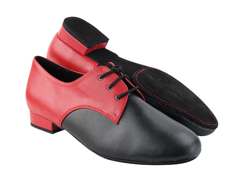 C916103DB Black Leather_Red leather with Men 1&quot; Standard Heel (2002) in the photo