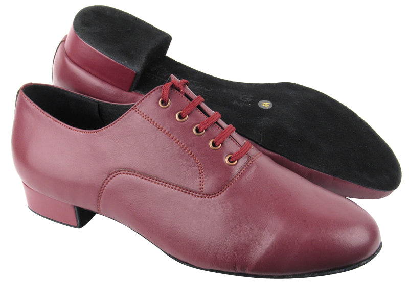 C919101 BB11 Burgundy Leather with 1&quot; Heel in the photo