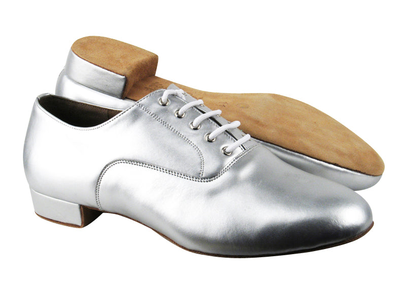 C919101 BB3 Silver Leather with 1&quot; Heel in the photo