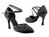 S9116 (C9621 Long Strap) BF16 Black Sparkle & BA60 Black Patent Trim with 3.5" heel in the photo