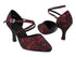 C9691 257 Red Black Lace with 2.75" Heel (11006) in the photo