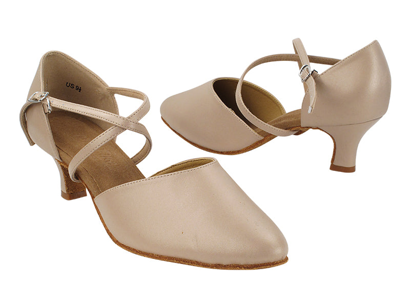 C9691 280 Light Tan Light Leather with 2&quot; slim heel (MTXZ) in the photo