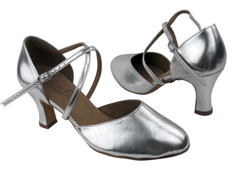 C9691 BA32 Silver Leather with 2.5&quot; heel in the photo