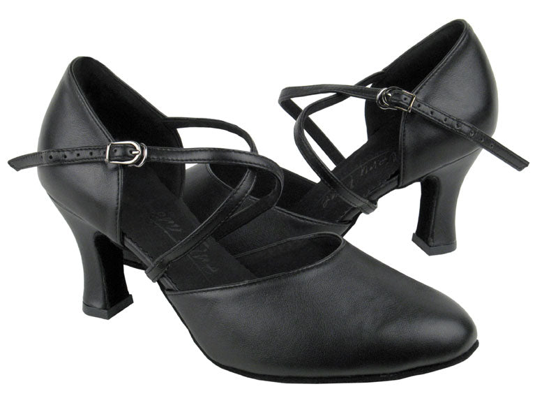 C9691 Black Leather with 2.5&quot; heel in the photo